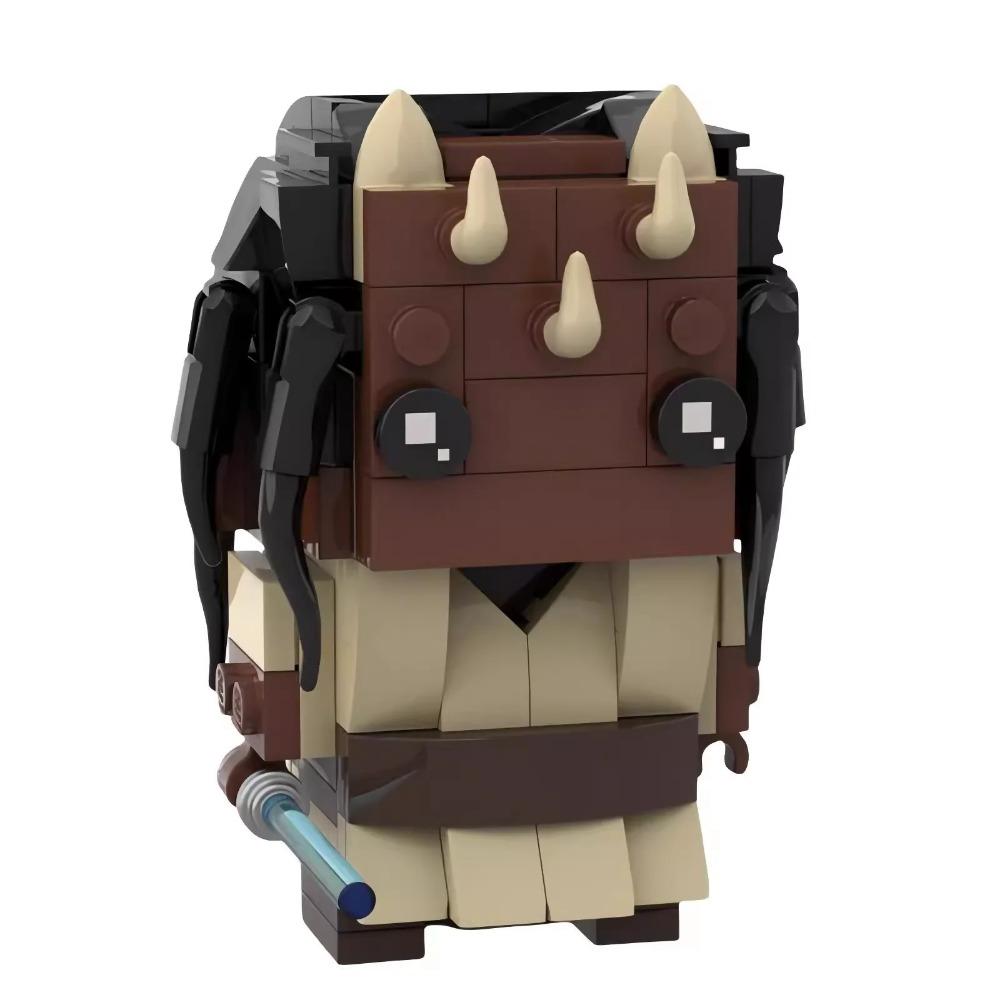 GSBAN Space MOC Wars Movie Brickheadz Figures Obi Maul Model Building Blocks Toys For Children Toy Kids Gifts Bricks