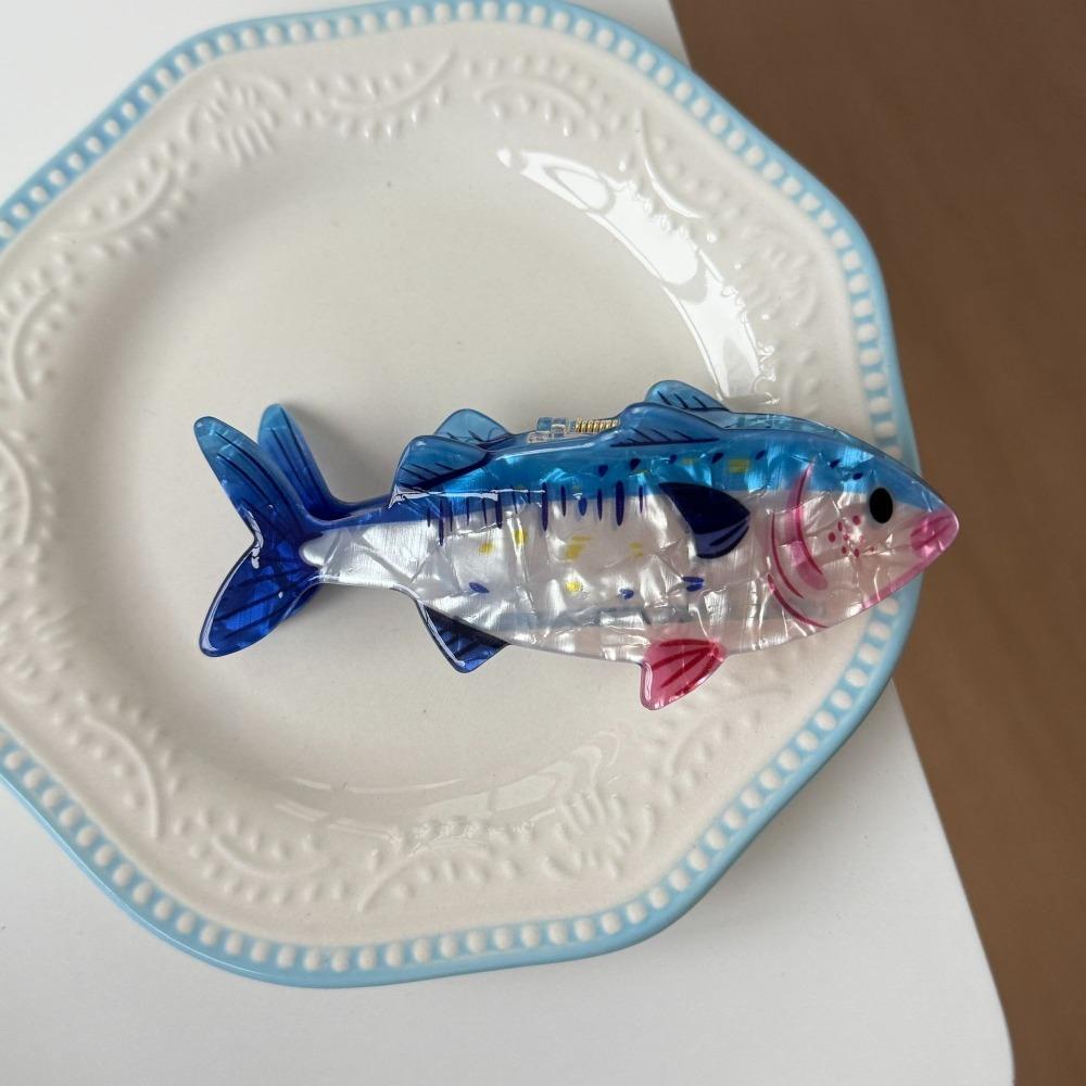 Hairpin Ocean Animal Hair Claw Tuna Fish Fish Grab Clip Marine Life Fish Hair Clip Girls