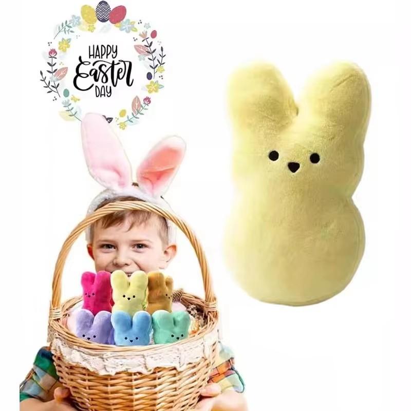 15Cm Easter Bunny Plush Toys Gift Stuffed Animal Cute Rabbit Doll For Kid Room Desktop Sofa Decor Easter Bunny Soft Pillow Gifts