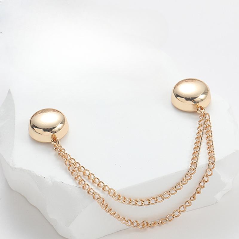 A Detachable Fixing Clip for The Cuffs and Hem of T-shirts with Magnetic Snap Fasteners On The Trouser Leg Chains