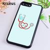 Krajews Doctor Medical Devices Stethoscope Phone Case For iPhone 17 Air 16 15 14 Plus 11 12 13 Pro Ma Plus Coque Fundas