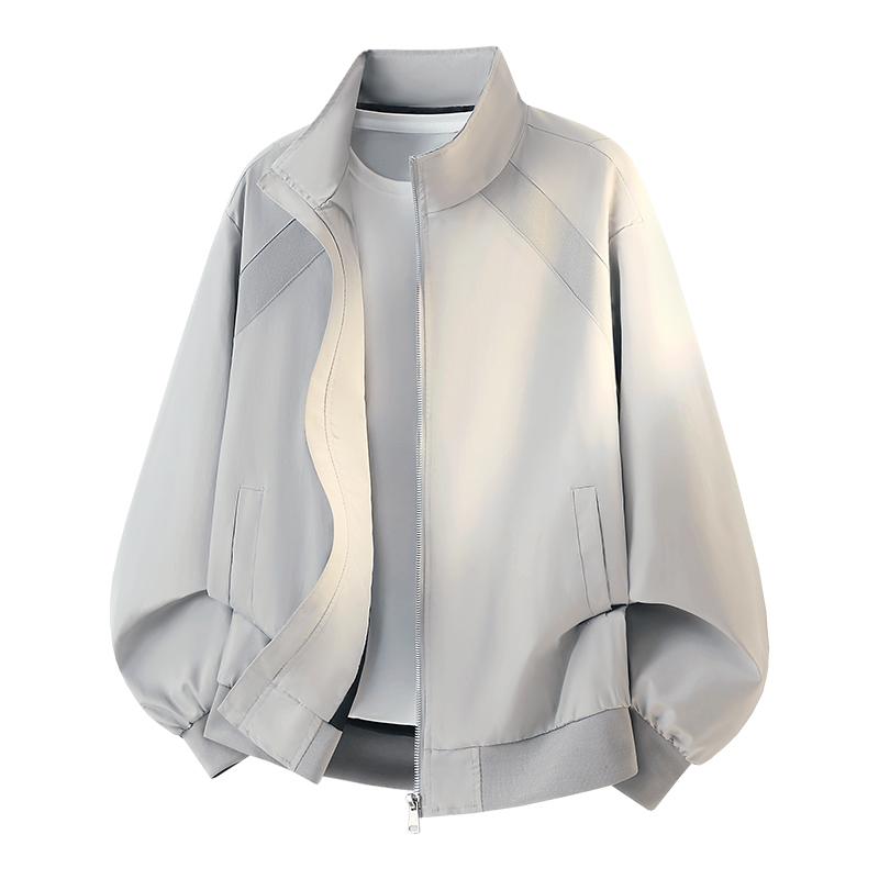 High Quality Flight Jacket Men s Stand Collar Jacket Baseball Collar Jacket Casual Jacket Jacket 2XL