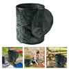 Reusable Folding Outdoor Garbage Can Secure Wildlife Resistant Lid Trash Can for Easy Transport and Storage