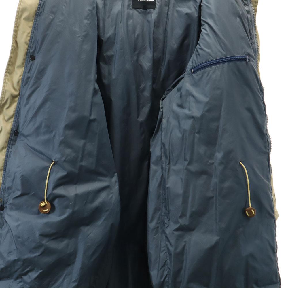 The North Face Down Coat M Beige Outdoor Hooded Men's Used