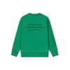 Fila Solid Color Letter Logo Embroidered Fashion Simple Round Neck Long Sleeve Sweatshirt Unisex Sweatshirt Lake-Green F11U248201F-GN