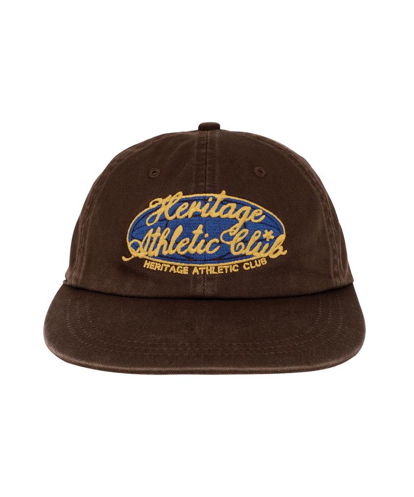 Yunibeoseugameonteu Universe Sign Long Bill Washed Cap_Brown