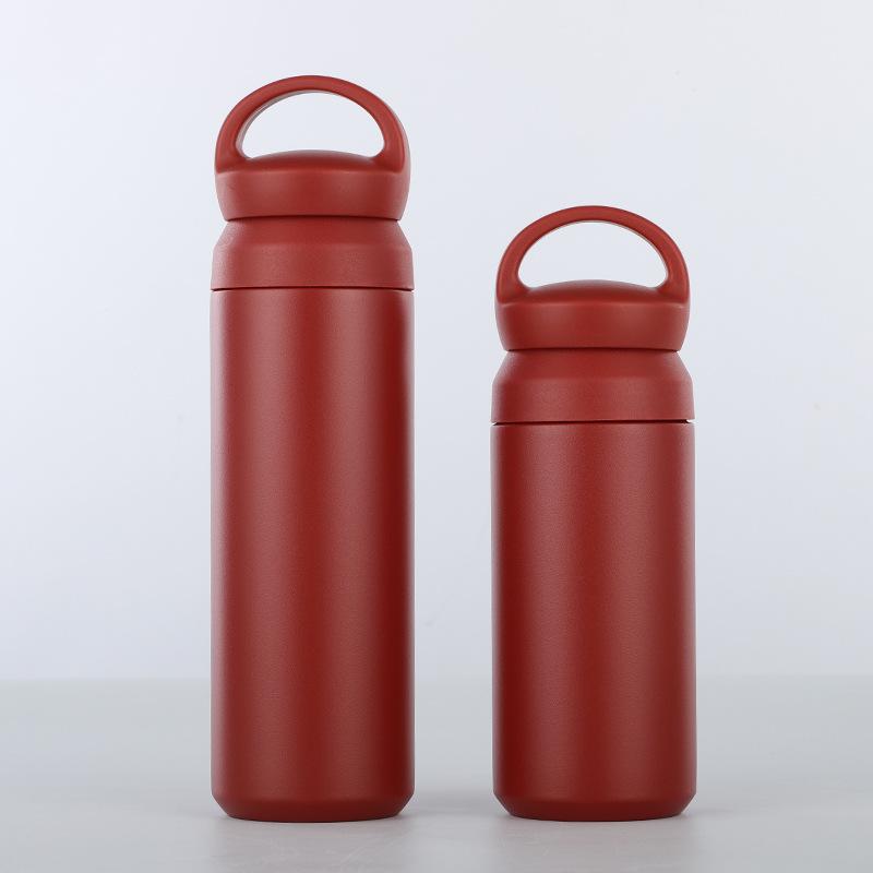 Double-layer Stainless Steel Vacuum Flask for Men and Women Coffee Cup Student Water Cup