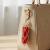 Mini Metal Net Lipstick Bag Hollow Lipstick Cover Key Ring Mesh Bag Key Chain  Outdoor