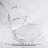 20/50Pcs Clear Acrylics Sheets 3Inch Hexagonal Sheets Hexagonal Acrylics Slices for Drawing Painting Handmade Craft