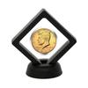 Floating Challenge-Coin Medal ANY Coin Holder Display Case2*Display Stand