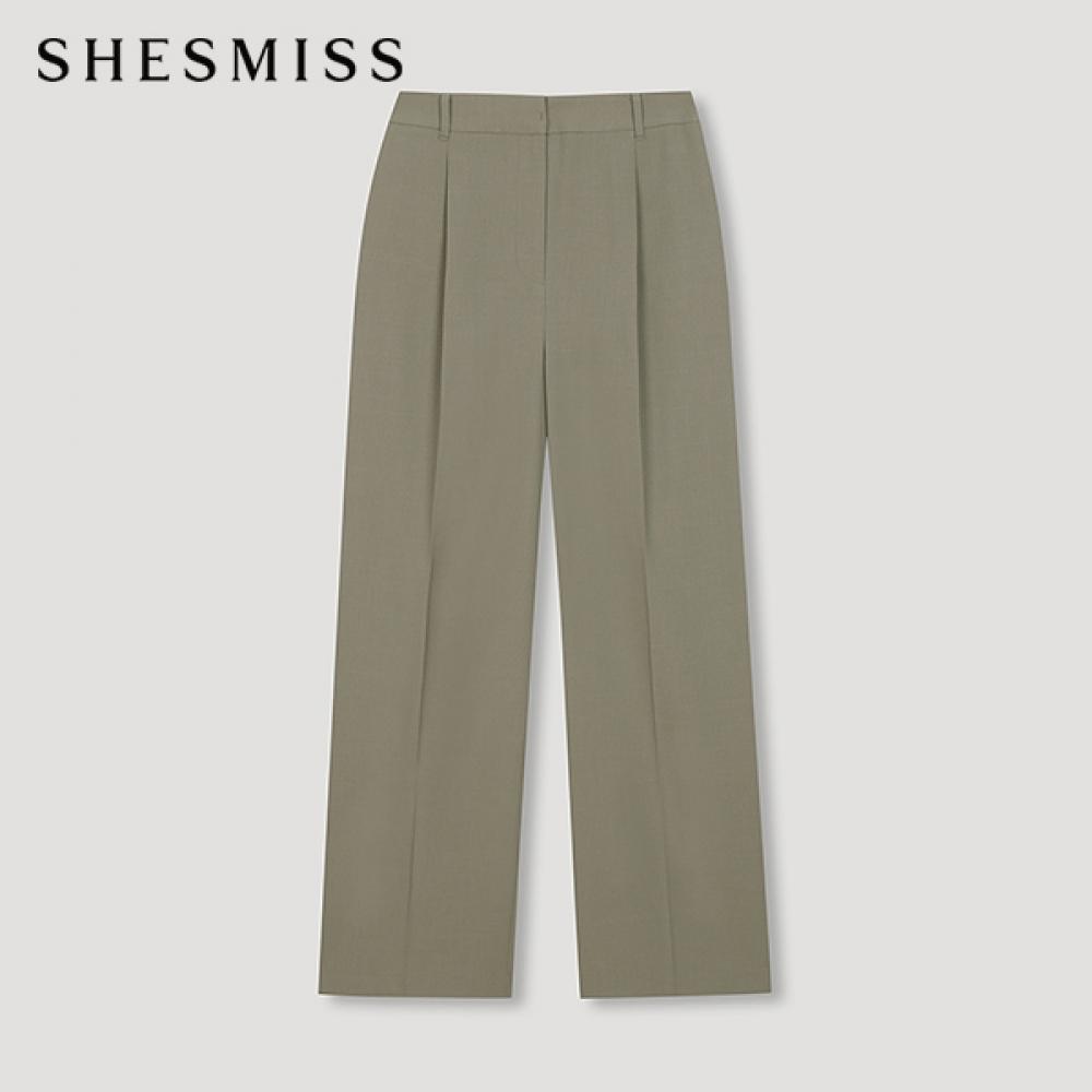 

She S miSS Solid Wide pantS SwwSln22120 Kh Khaki/55
