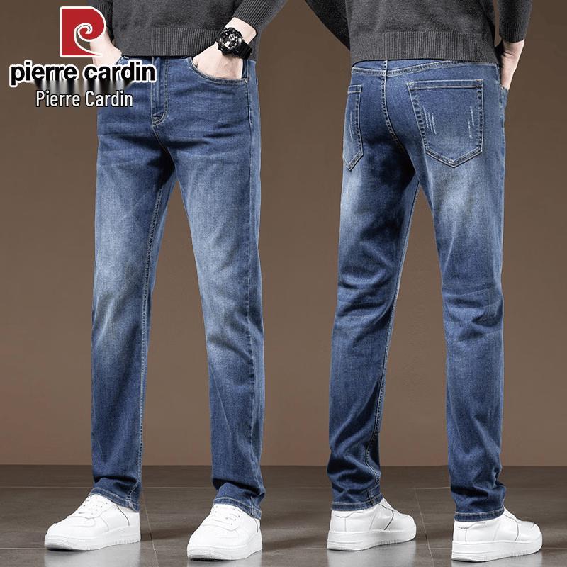 Pierre Cardin Men s Slim-Fit Straight Summer Jeans 36