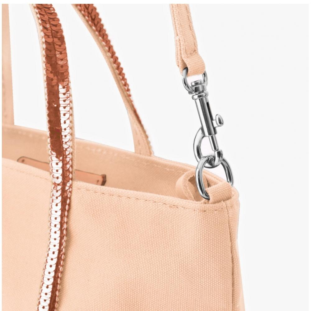 Vanessa Bruno 0pve01 V40410 010 Cabas Pärlbroderad Mini Xs Tote