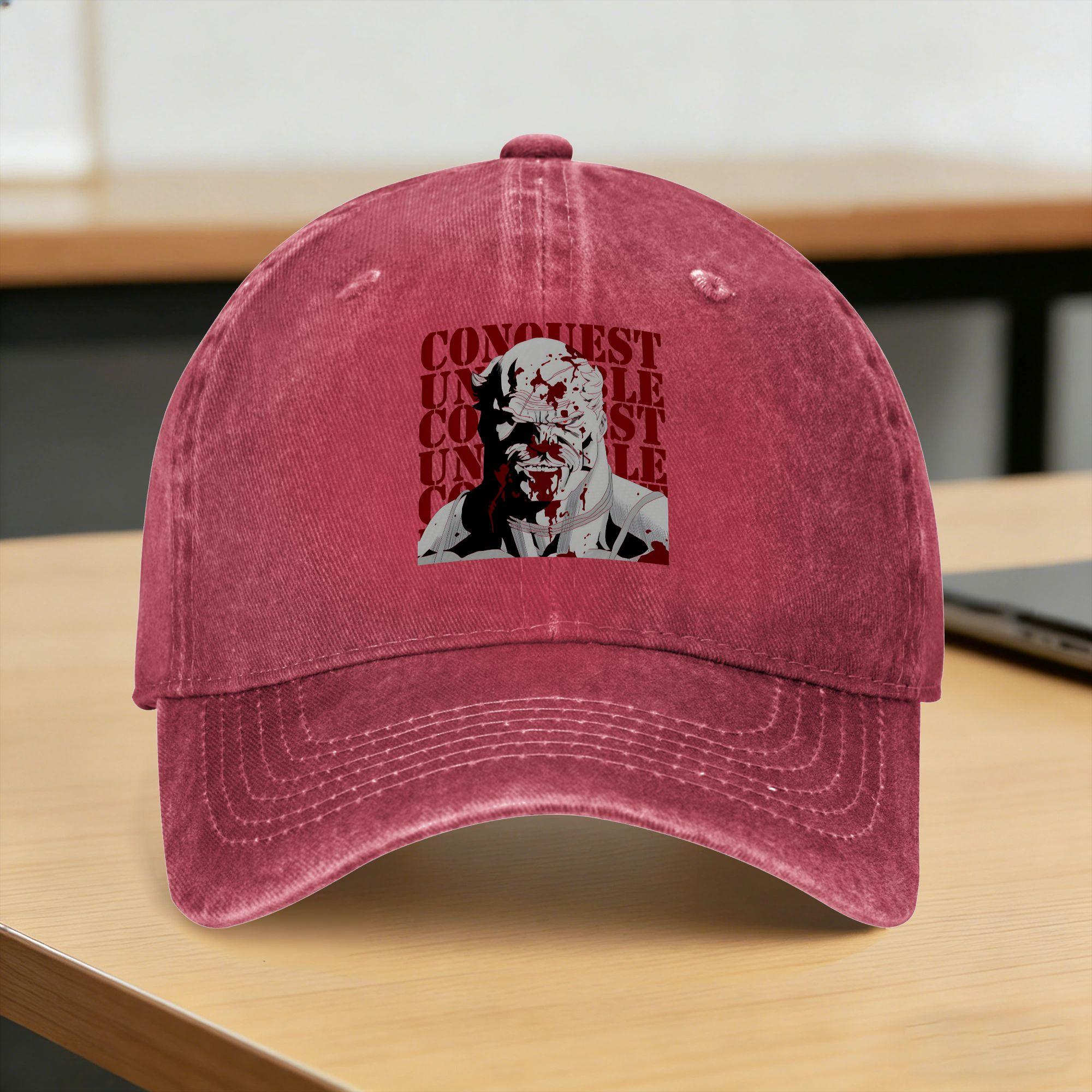 Invincibles Conquest Character Casual Baseball Cap Summer Trucker Hat Hiking Fishing Snapback Cap Unisex Fashion Baseball Caps One Size