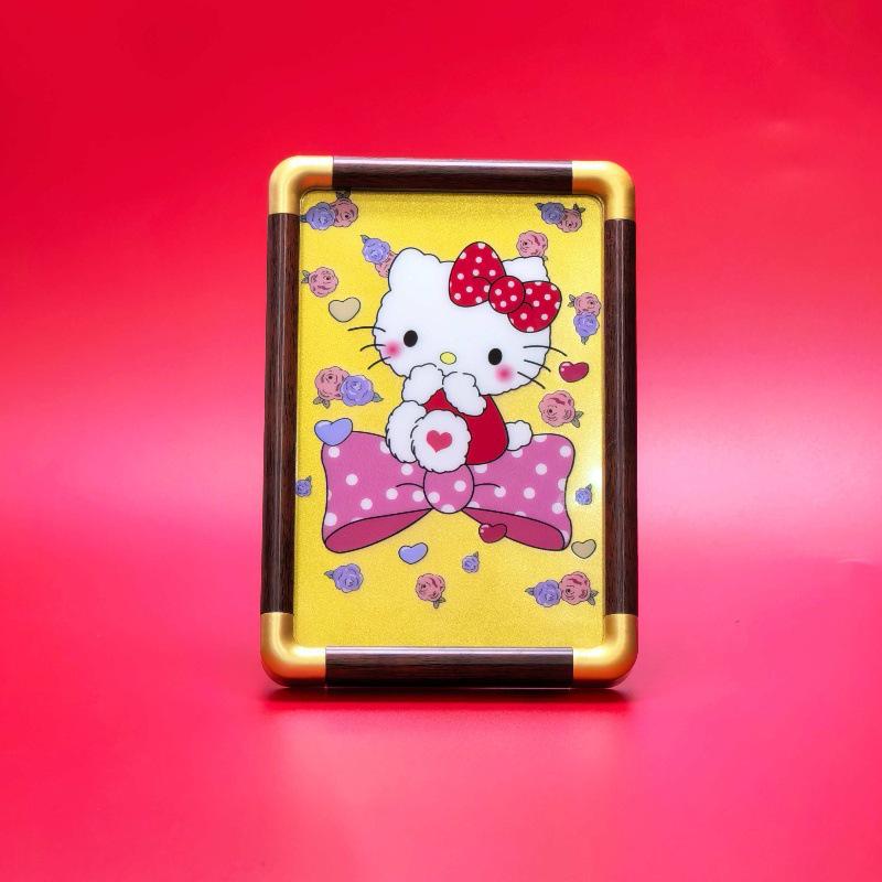 999 Pure Gold Princess Photo Frame Ornament - Creative Desktop Display Souvenir