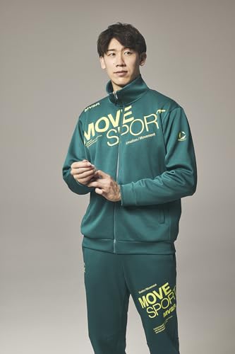 Move Sports Descente Active Suits DRY Pique Jersey Jacket, Worn by Yuki Ishikawa, Highly Breathable, Comfortable, and Easy To Move In, Perfect for Tra