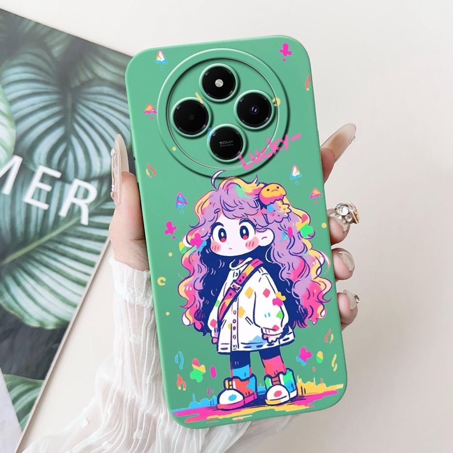 For Xiaomi Redmi 14C Case PocoC75 Cute Panda Cartoon Cover Soft TPU Phone Case For Xiaomi Poco C75 C 75 Redmi14C Back Cover Bags