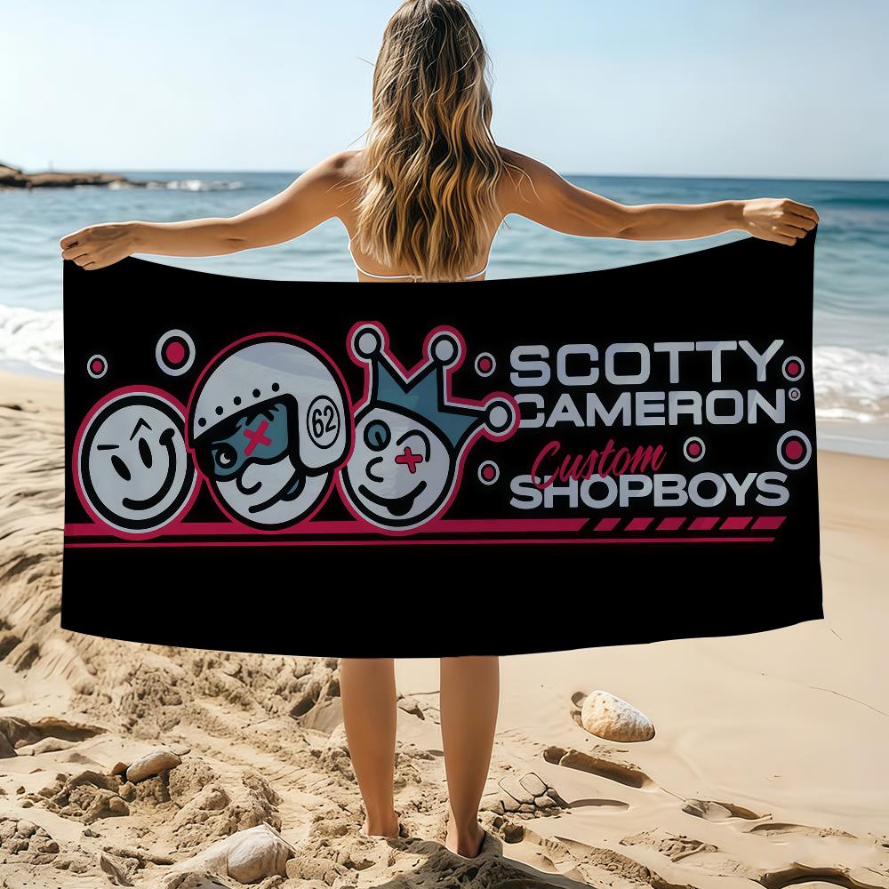 Fashion Print S-Scotty C-Cameron Towel Beach Towel Oversized Quick Dry Towel Absorbent Soft Swim Beachtowels For Men Women