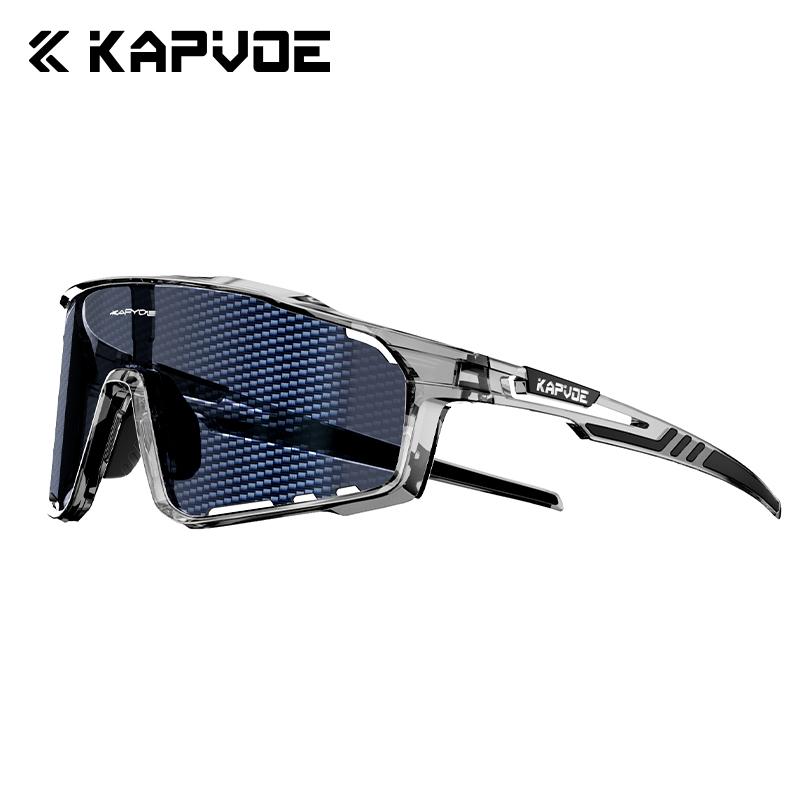 Kapvoe Fashion Hiking Eyewear Sunglasses for Men Cycling Glasses MTB Skating UV400 Fishing Goggles Man Woman Bike Bicycle