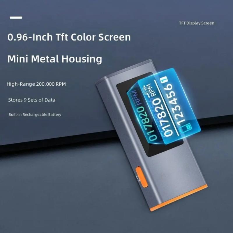 300-200000RPM Lasers RPM Meter With Lens For Precise Speed Detections In Automotive And Manufacturing Industry