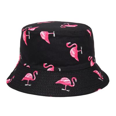 2024 Panama Bucket Hat Men Women Summer Bucket Cap Flamingo Hat Bob Hat Hip Hop Gorros Fishing Fisherman Hat