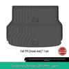 Eco-friendly TPE Car Mats Set for 2024-2025 AITO M9: Orange Floor, Seat Back, and Trunk Mats