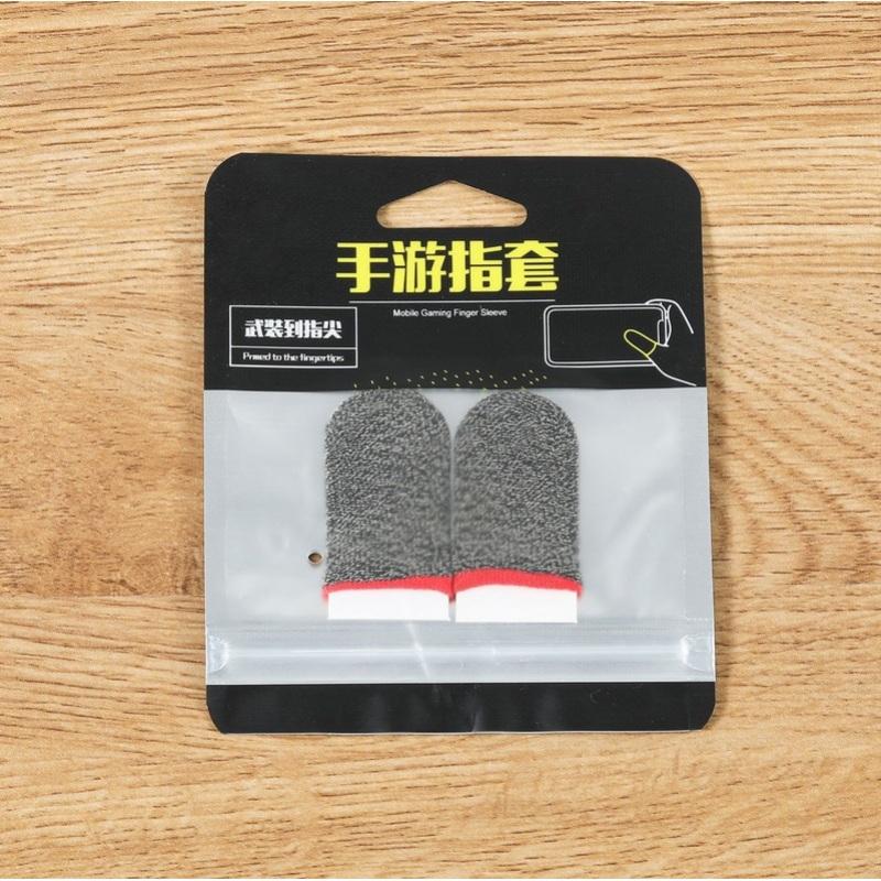 1 Pair Ultra-thin Fiber Finger Thumb  Gloves Sweat Proof Finger Cots For Game