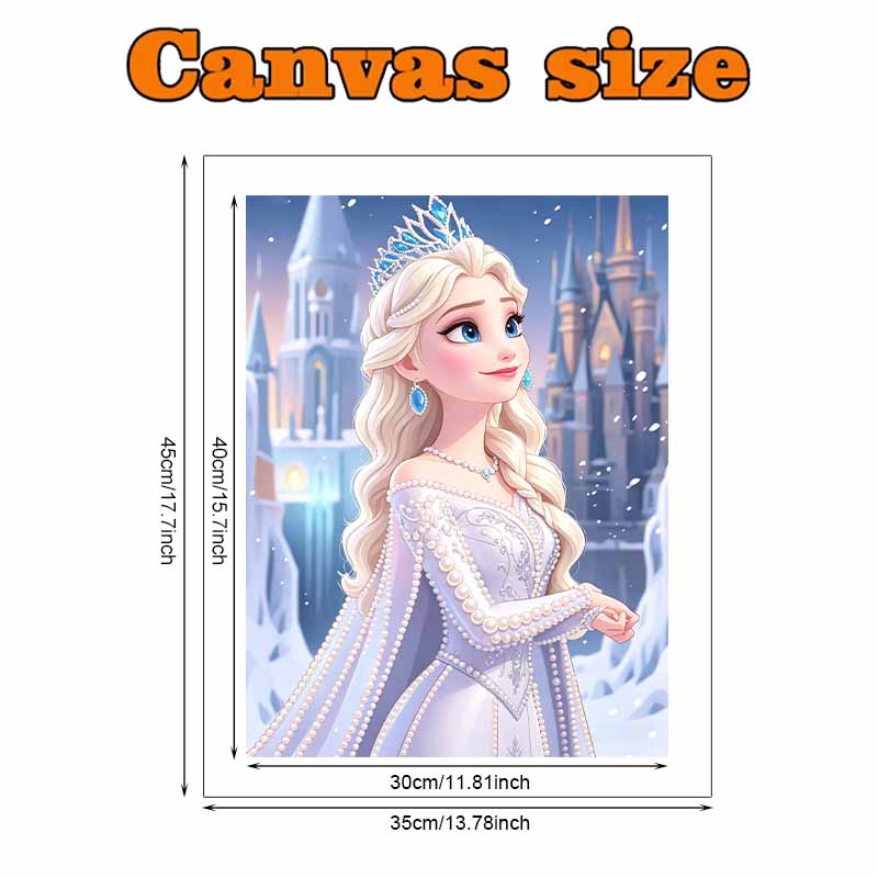 Disney Pearl Painting Frozen Elsa DIY Pearl Art Pearl Painting Kit Pearl Art Painting Wall Suitable for Home Office Decoration Handmade Gifts