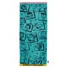 Nishikawa Snoopy Face Made In 75th Anniversary Party Towel, 34x80cm, Washable, 100% Cotton, Japan, Green, XT25136681, PN5654TW,