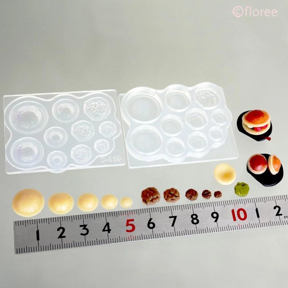 Kameshima Silicone Soft Mold Japanese Sweets Dorayaki Miniature Hobby Tool