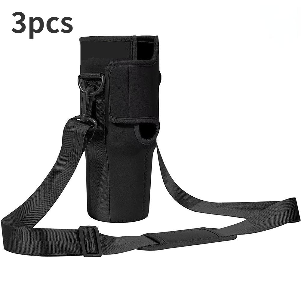 პორტატული სასარგებლო წყლის ბოთლის ჩანთა სასმელის ჭიქის ყდის დამჭერი რეგულირებადი მხრის სამაგრი ჯვარედინი ცოცვაზე