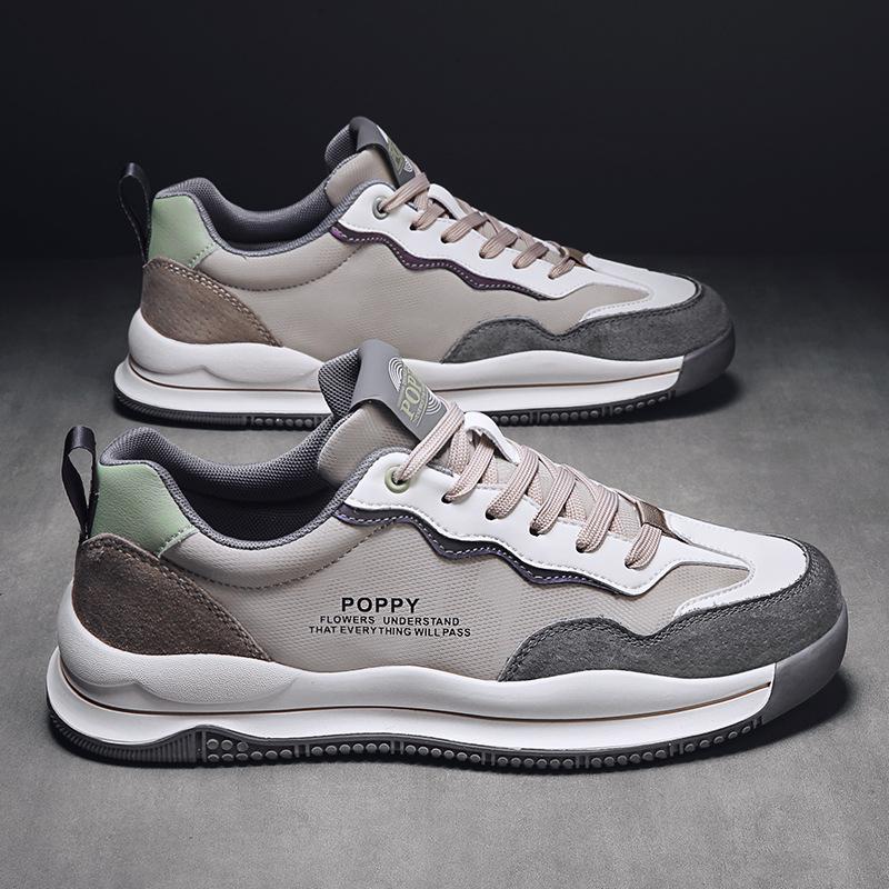Spring and Autumn New Casual Men's Shoes Fashion Personality Sports Leather Shoes Trend