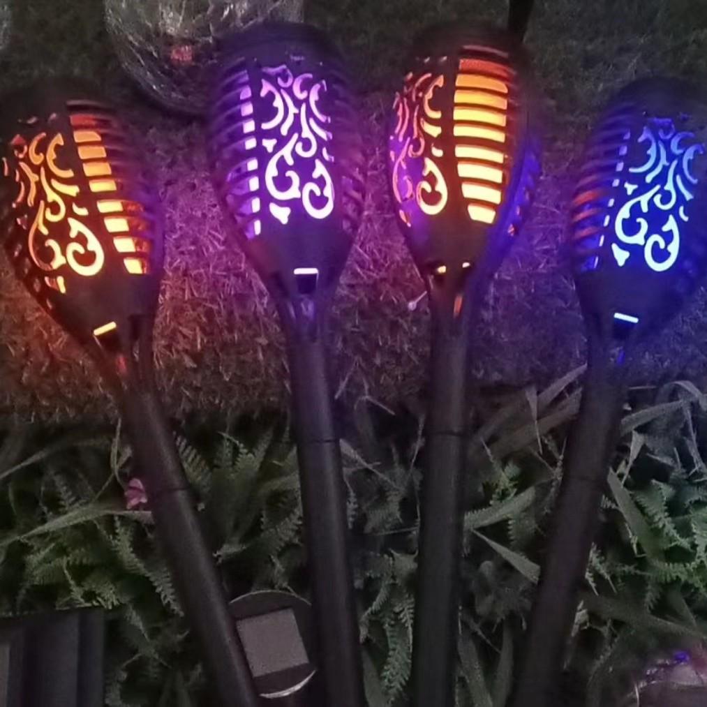 Solar Mini Torch: Waterproof Outdoor Flame Lamp Auto-Lights at Dusk for Patio Ambiance