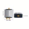 SPDIF Optical To 3.5mm RCA Audio Converter