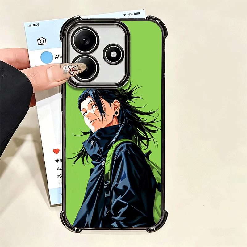 Anime Geto Suguru JUJUSU Soft Phone Case For Xiaomi Poco X7 X8 Pro Max X6 X5 X3 F8 Ultra F7 M8 M7 M5S Redmi 15C 15A 15 14C 13C 1