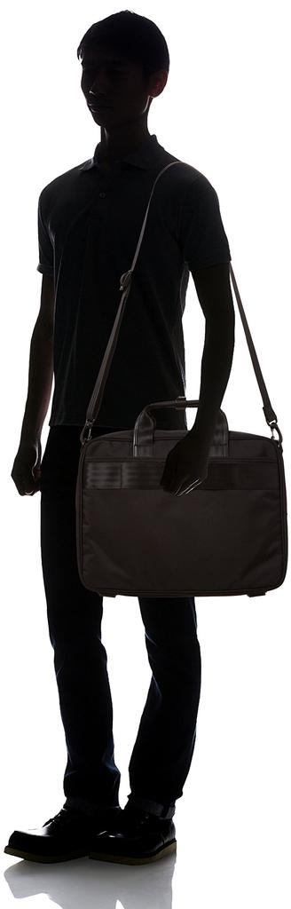 Ace Gene Business Bag, Retentory, 40cm, A4 Size, Single Compartment, Fits 13-inch PCs, Set-Up, 55161 01, Black