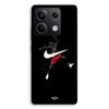 Phone Case - MANIACASE - Xiaomi Redmi Note 13 5G - Silicone TPU - Black - Nike Jordan Logo