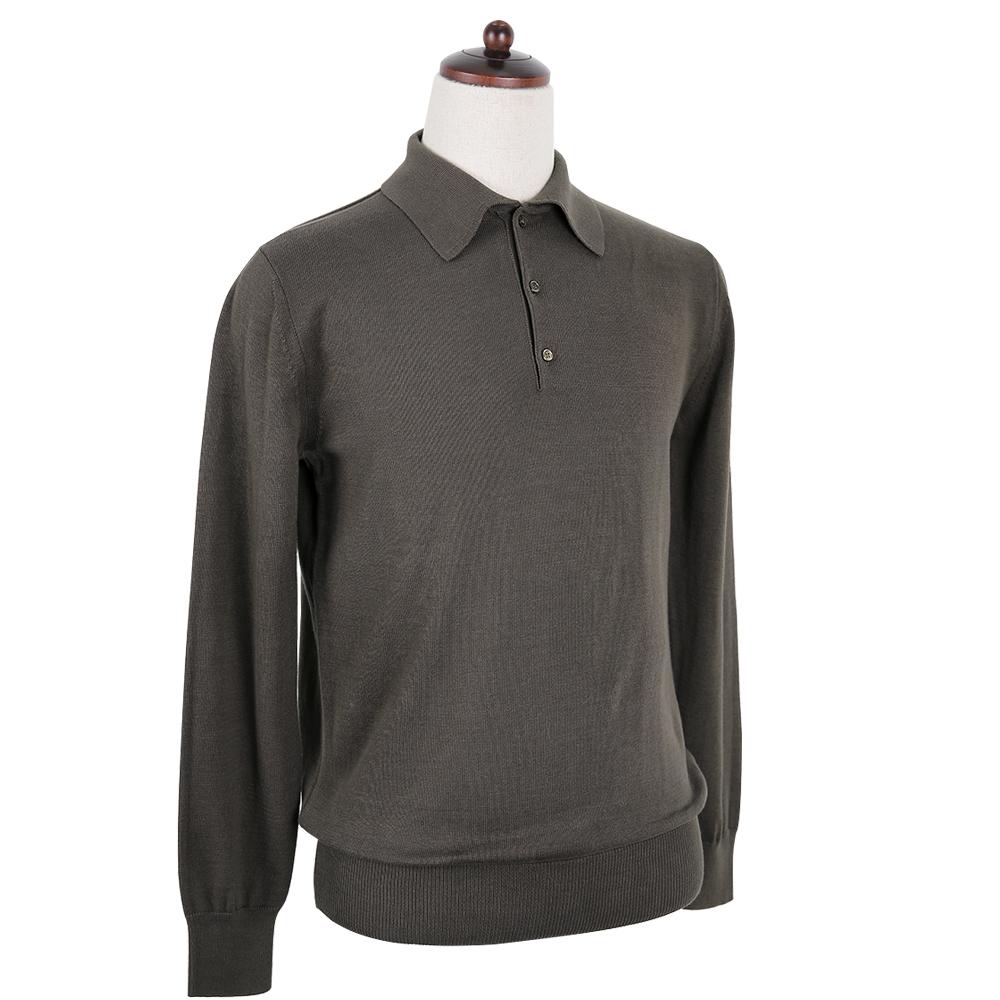 Solti 14Gg Polo Collar Knit (Brown)