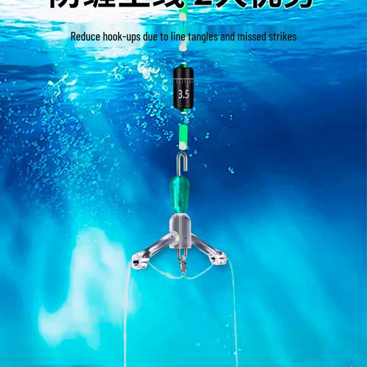 Improved Anti-Tangle Quick-Release Silicone Swivel Leader Connector