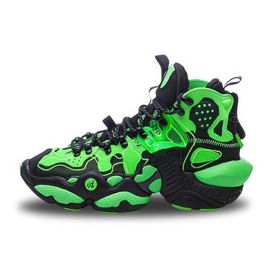 Scarpe da Basket Li Ning Donna High top Verde Fluorescente/Nero Standard AGBQ088-1