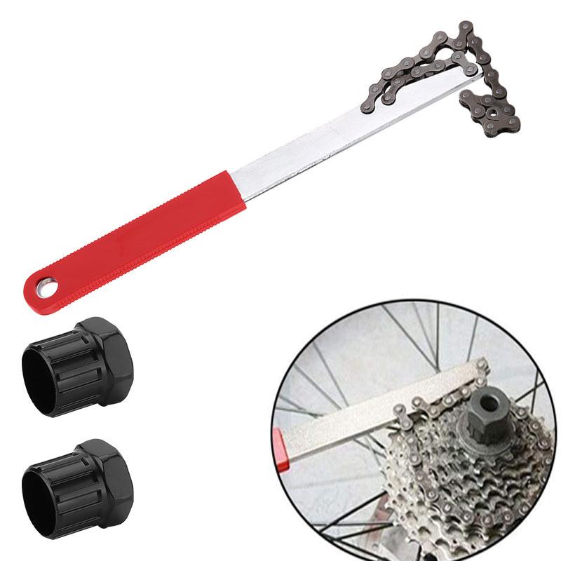 Bicycle Flywheel Tool Fly Wrench Chain Toolflywheel Removal Tool Bicycle Repair Tool Accessories Bike Tool Kit  Bike Multitool