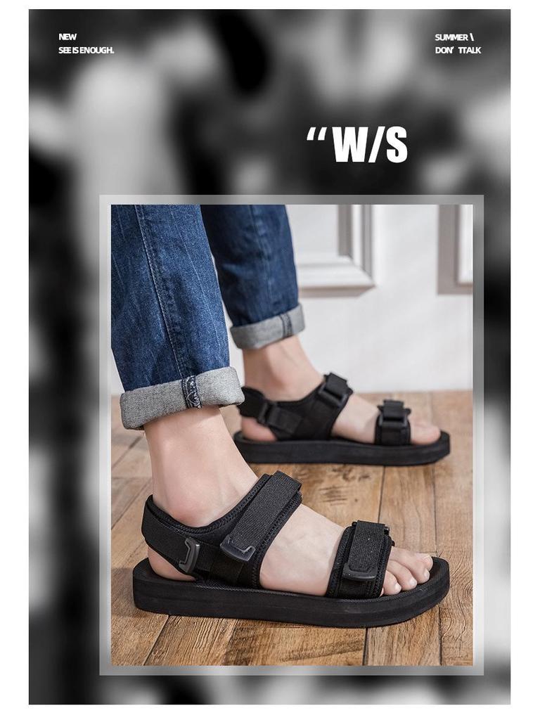 2023 Pánské lehké prodyšné plážové sandály s otevřenou špičkou – Trendy, všestranné, ležérní, letní boty plus size