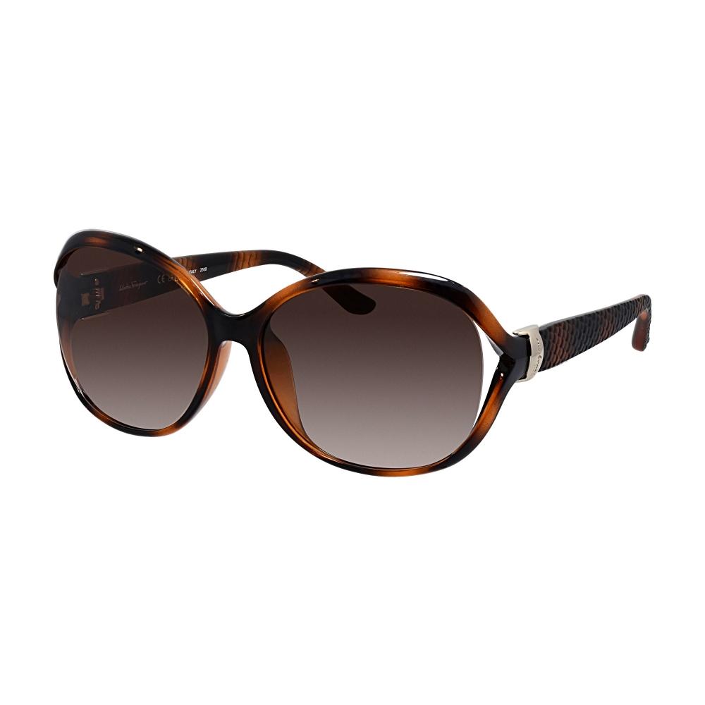 

Salvatore Ferragamo SF 770SA 6115214 61mm Womens Round Sunglasses tortoise