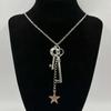 Original Gothic Heart-Key Star Pendant Necklace – European & American Chic