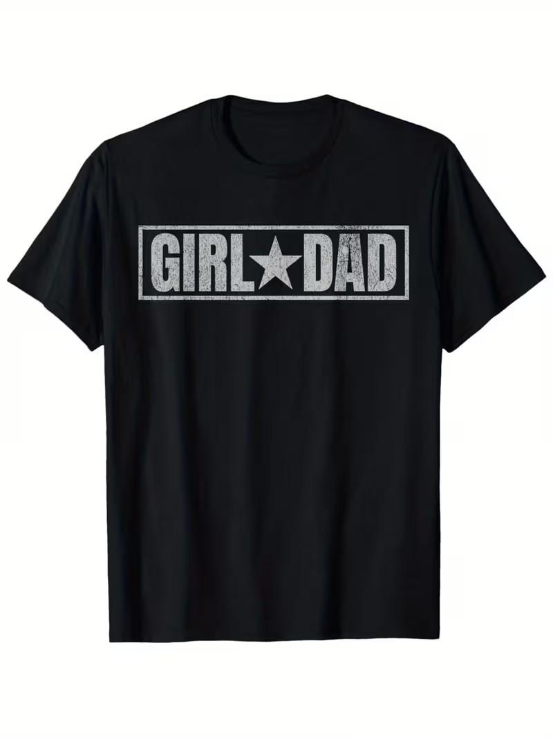 Girls Dad Tee For Men Father S Day Proud Father of Girls T-Shirt S