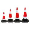 Reflective Rubber Traffic Cone - 70cm & 90cm Conical Isolation Barrier for Road Construction