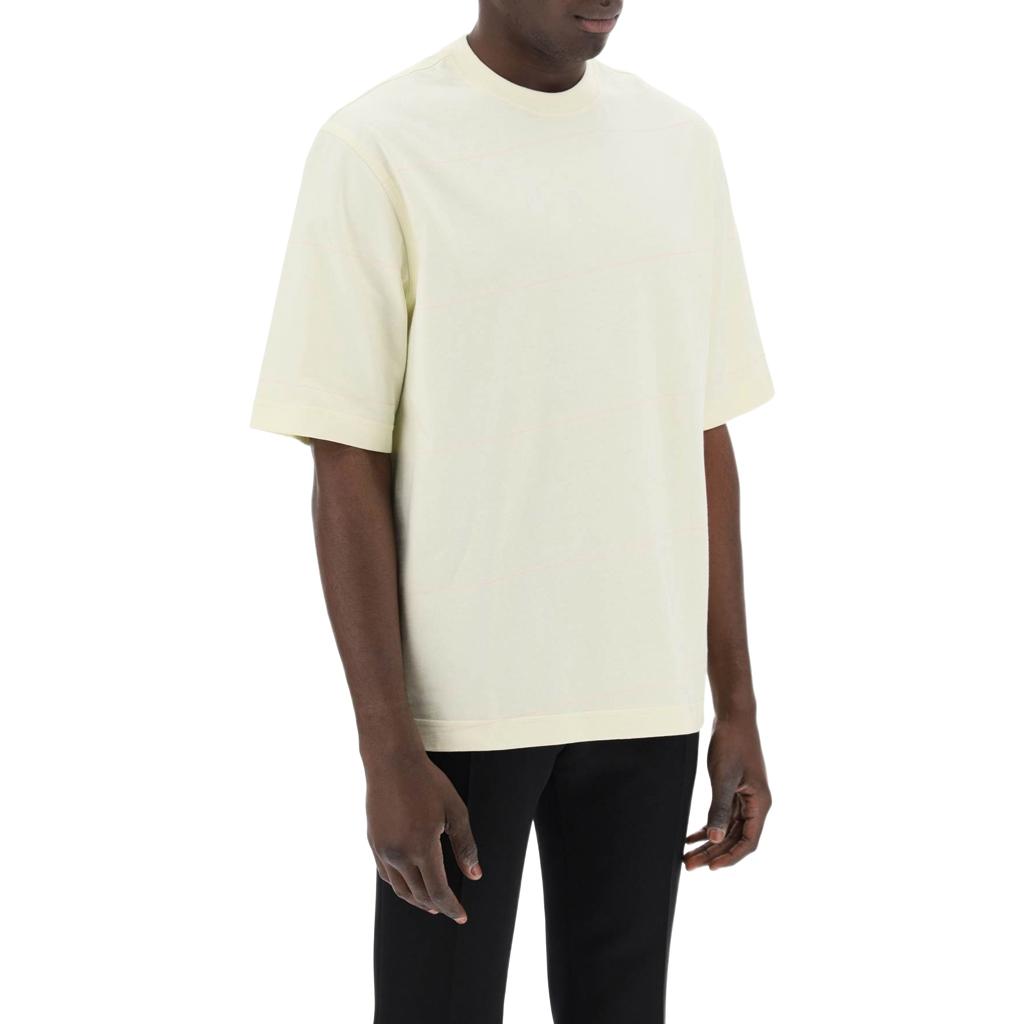 Burberry logo-embroidered cotton T-shirt 80820271