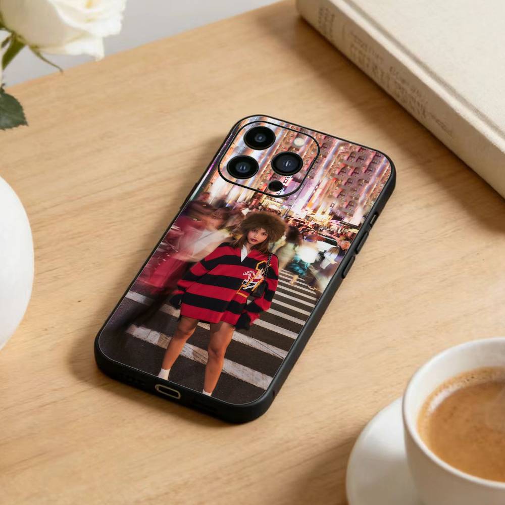 

Emilia Mernes Phone Case For iPhone 16,15,14,13,12,17,Pro Max,Plus Silicone Black Case iPhone16se4