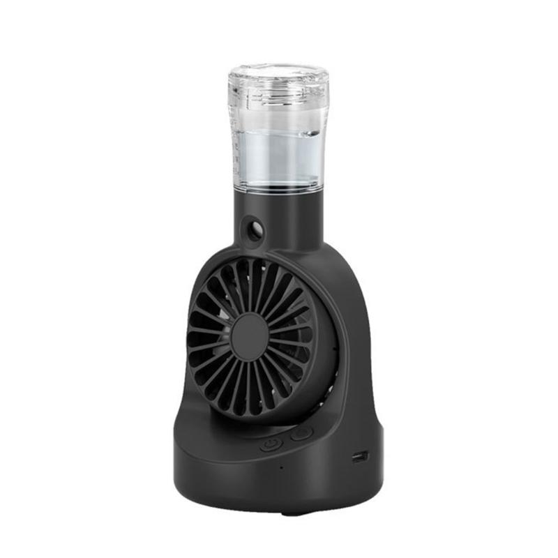 Small Desk Fan Powerful Spray Fan Small Pocket Fan Lightweight Rechargable Fan Misting Spray Fan Plastic Material