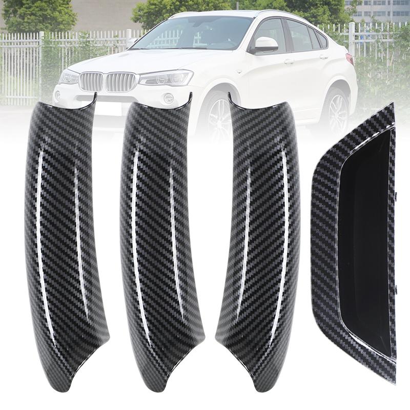 Auto Interior Door Handles Panel Pull Trim For BMW X3 X4 F25 F26 2010 2011 2012 2013 2014 2015 2016 2017 LHD RHD Handle Cover